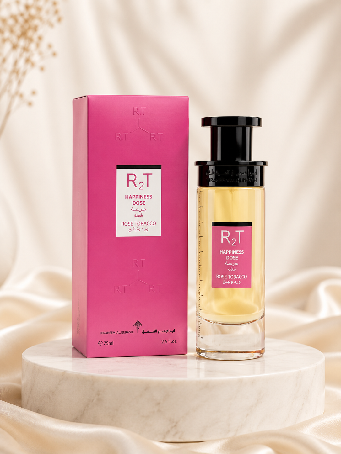 Ibraheem Al Qurashi Happiness Dose Rose Tobacco EDP